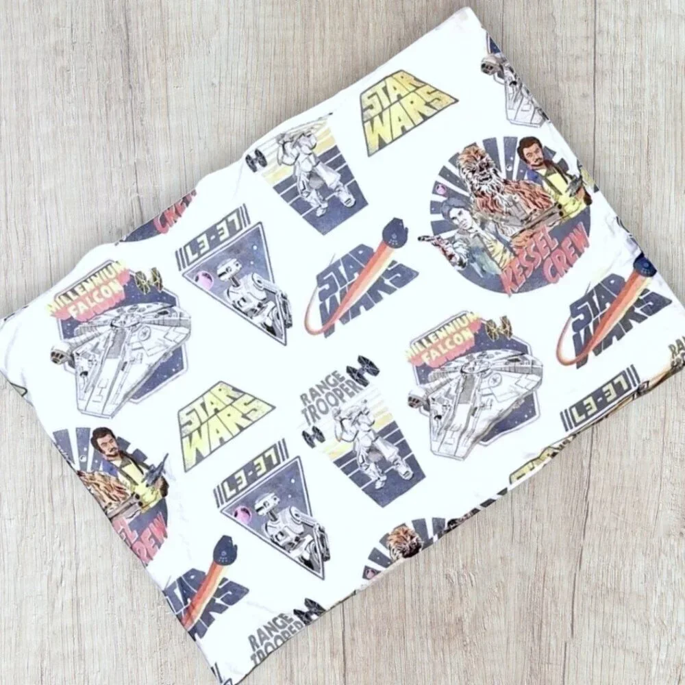 Pottery Barn Kids Star Wars Standard Pillowcase Millennium Falcon Jedi